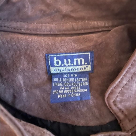 Brown Leather Jacket - Picture 6 of 6